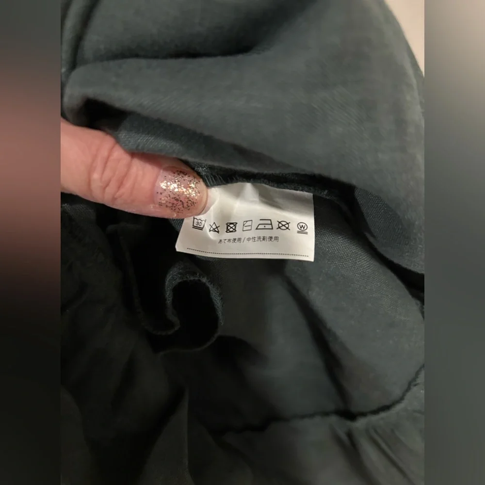 MaxMara Leisure Linen Blend Babydoll Style Dress Large - Picture 7 of 8